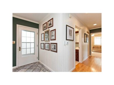 Entryway. Entryway into home with ceramic tile.