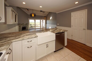 Kitchen into Living Area