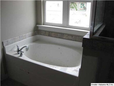 Master garden tub.