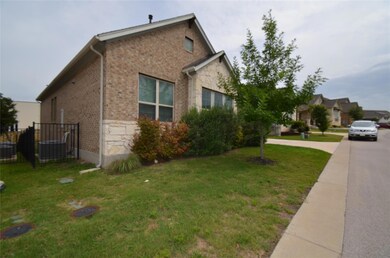 View of home's exterior featuring stone siding an