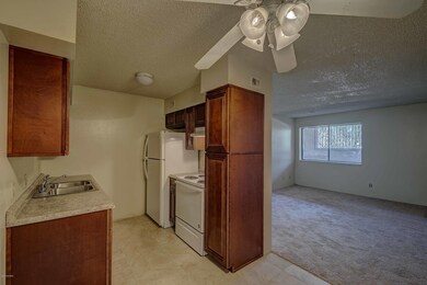 opens to living room