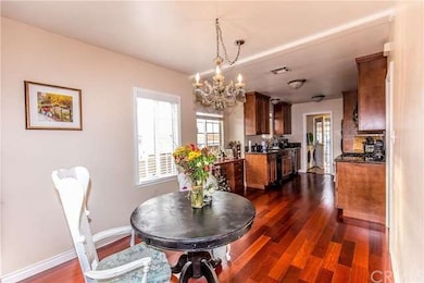 Dining area within kitchen