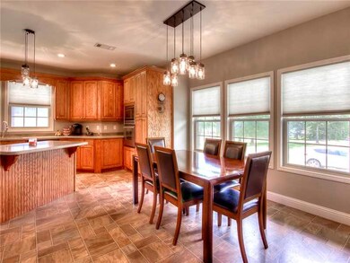 Kitchen. In this spacious kitchen you may either d