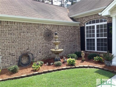 Enjoy the garden from your dining room window.