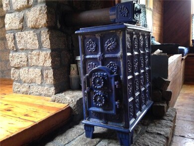 One of four wood stoves - the...