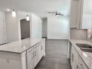Kitchen island with breakfast bar