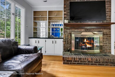 woodburning fireplace