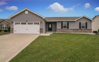 6 year old ranch, vinyl & brick front with soffits