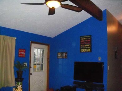 Living Room Look at these cathedral ceilings