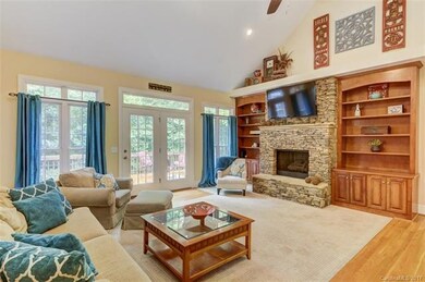 Two story Great Room has a gorgeous gas fireplace 