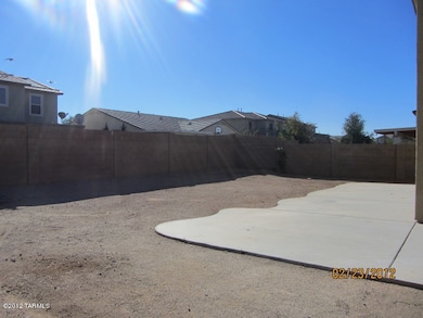 Large back yard