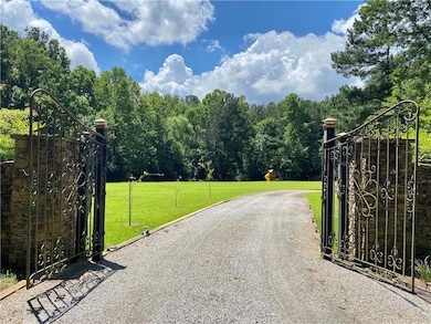 Private gates to the property