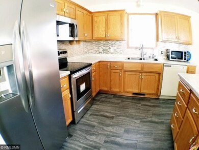 Kitchen with update Fridge, stove, microwave