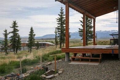 Crazy Mountain Range in Background