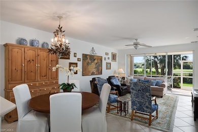 Dining area into living area to wall of sliders