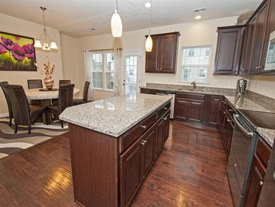 Door off of the Kitchen/Dining area leads out to t