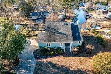 front aerial view