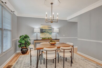 You'll want to leave the office ocassionally to entertain friends and family. The sizeable dining room can accommodate a  large dinner party