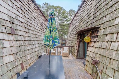 View of patio with a deck