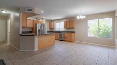 Kitchen Open to the Family Room