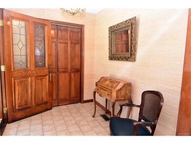 Front Foyer - Notice the beautiful beveled glass f