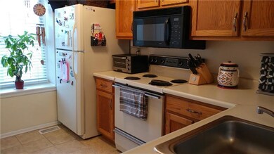 Spacious kitchen with a LARGE pantry.