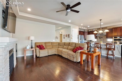 Living room is open to the kitchen!