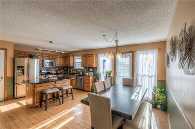 A huge kitchen that walks out to the deck
