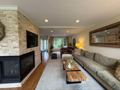 Living Room with propane fireplace