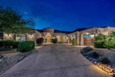 Front View at Twilight