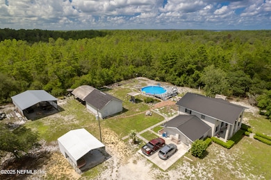 Aerial view of property
