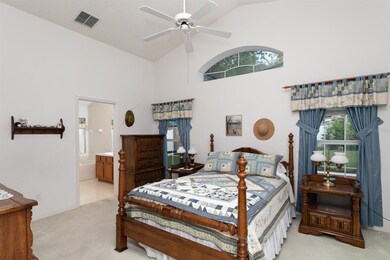 The large Master Bedroom is bathed in natural ligh