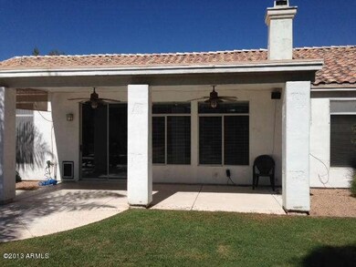 Covered Patio with 2-Fans
