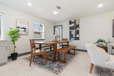 Dining area. (door leads to laundry room, garage a
