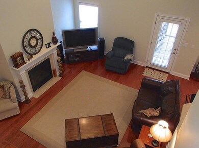 Looking Down to Great Room
