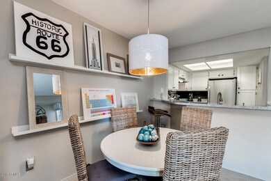 View of diing rm & kitchen