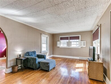 living room from front door