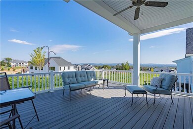 View from Trex deck in back of home