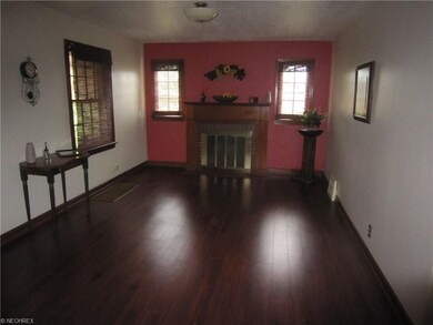 Beautifully living room just finished with firepla