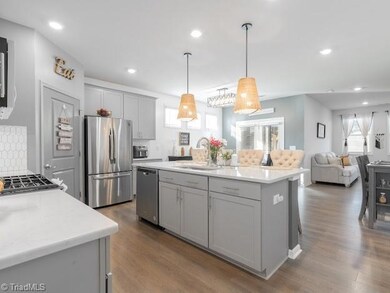 Gourmet kitchen with upgrades galore