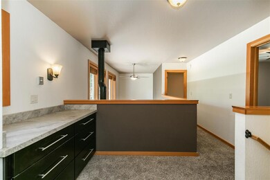 Remodeled area upstairs near laundry and bedrooms