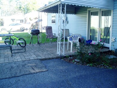 Covered paver patio