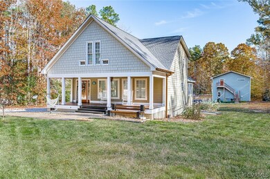 main home with garage and apt behind