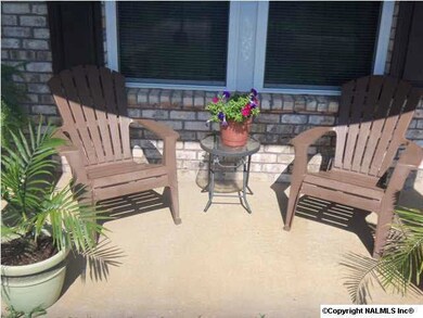 Relax on the covered front porch