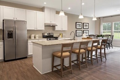 Enjoy breakfast with your family at this massive island or in the option Morning Room!  *Genoa Model Photos*