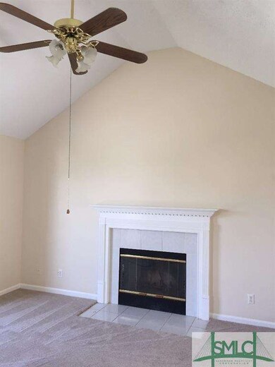 Great Room w Vaulted Ceiling, Fan w Lights, and Wo