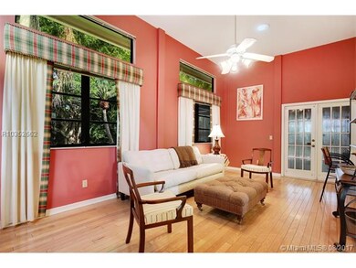 Family Room with wood floors