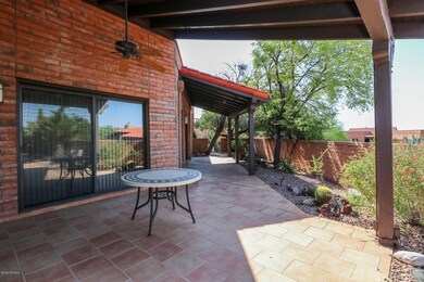 Wrap around patio