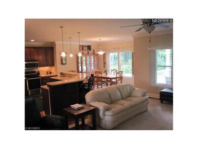 Open Great Room into the kitchen and dining area.