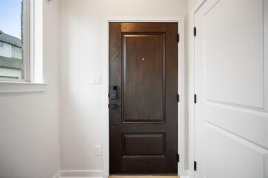 Doorway with baseboards